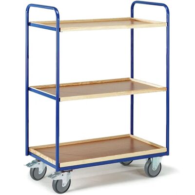 Rollcart Aufbewahrungswagen - 1500mm offen mit 3 Schubladen - Buchumschlag-Dekor Rollcart Aufbewahrungswagen - 1500mm offen mit 3 Schubladen - Buchumschlag-Dekor