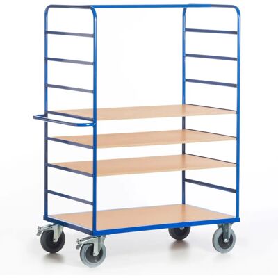 Rollcart Mehrzweckwagen - 188cm - Blau - 4 Ablagen - 500kg Tragkraft Rollcart Mehrzweckwagen - 188cm - Blau - 4 Ablagen - 500kg Tragkraft