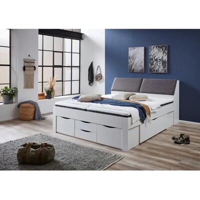 RELITA Maxi Stauraumbett - Bett mit Schubladen und Kopfteil mit Stauraum RELITA Maxi Stauraumbett - Bett mit Schubladen und Kopfteil mit Stauraum