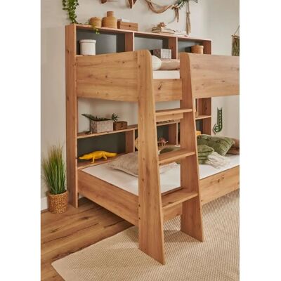 RELITA Sway Etagenbett - 2 Liegeflächen, Eiche Dekor RELITA Sway Etagenbett - 2 Liegeflächen, Eiche Dekor