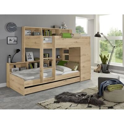 Eiche Artisan Beigefreies Etagenbett Eiche Artisan Beigefreies Etagenbett