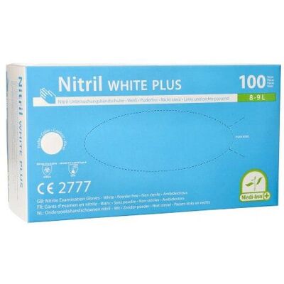 Papstar 93414 Gants d'examen médicaux Blanc L Papstar 93414 Gants d'examen médicaux Blanc L