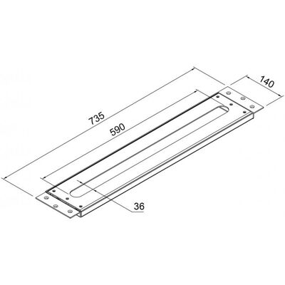Steinberg Serie 100 Montageplatte - Platten für Wasserhähne Steinberg Serie 100 Montageplatte - Platten für Wasserhähne