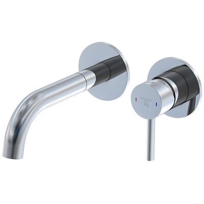 Steinberg Armaturen - Modello 100, Miscelatore a parete, Cromo - Prodotto lavabo Steinberg Armaturen - Modello 100, Miscelatore a parete, Cromo - Prodotto lavabo