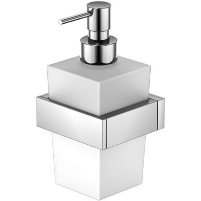 Steinberg Serie 460 wand zeepdispenser - Glas, satijnwit Steinberg Serie 460 wand zeepdispenser - Glas, satijnwit