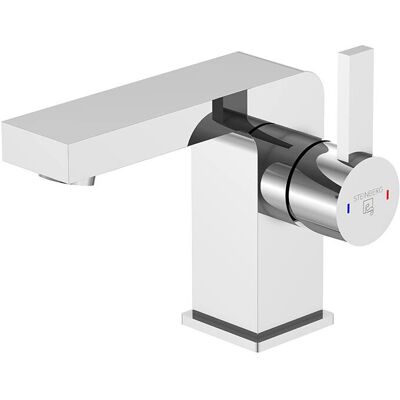 Steinberg Modell 1201020 - Chrom Waschbeckenmischer mit automatischem Ablauf Steinberg Modell 1201020 - Chrom Waschbeckenmischer mit automatischem Ablauf