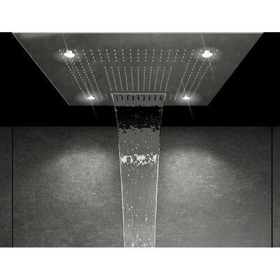 Panou de ploaie din oțel inoxidabil lustruit 600x600mm - Panou de duș ploaie Panou de ploaie din oțel inoxidabil lustruit 600x600mm - Panou de duș ploaie