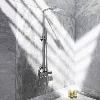 Système de douche Steinberg Série 160 complet - Douche pluie et à main - Publicité Système de douche Steinberg Série 160 complet - Douche pluie et à main - Publicité