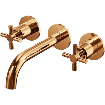 Miscelatore lavabo Rose Gold Serie 250 - Montaggio a parete Miscelatore lavabo Rose Gold Serie 250 - Montaggio a parete