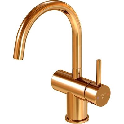 Mezclador de lavabo Steinberg Serie 100 - Oro rosa con caño giratorio Mezclador de lavabo Steinberg Serie 100 - Oro rosa con caño giratorio