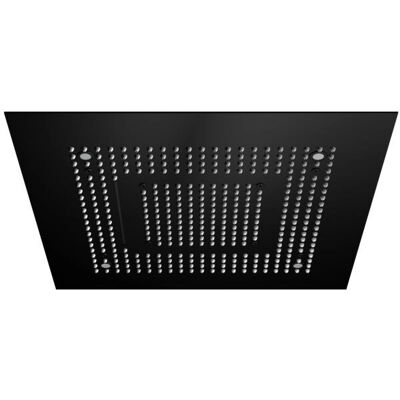 Pannello doccia pioggia LED nero opaco Steinberg - 600x600mm, 3 getti, Easy-Clean Pannello doccia pioggia LED nero opaco Steinberg - 600x600mm, 3 getti, Easy-Clean