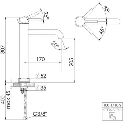 Robinet de baie serie 100 negru mat - Monocomando Robinet de baie serie 100 negru mat - Monocomando