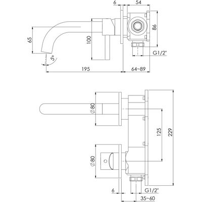 Steinberg Serie 100 Robinet de perete - Produs pentru baie Steinberg Serie 100 Robinet de perete - Produs pentru baie
