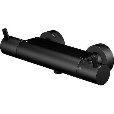 Steinberg Schwarze Matte Thermostat-Duschmischer Steinberg Schwarze Matte Thermostat-Duschmischer