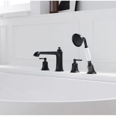 Steinberg Schwarze Serie 350 - Badewannenmischer mit Umsteller Steinberg Schwarze Serie 350 - Badewannenmischer mit Umsteller