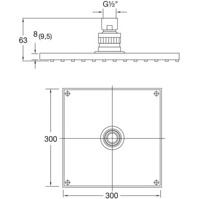 Steinberg Model 1201686BN Cap de duș din nichel șlefuit - Sistem ușor de curățat Steinberg Model 1201686BN Cap de duș din nichel șlefuit - Sistem ușor de curățat