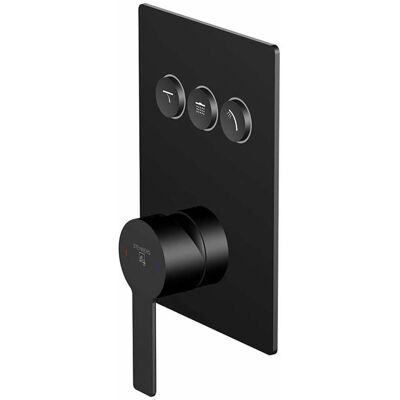 Amestecător Negru 390 Model Pătrat - Baie/Dus Amestecător Negru 390 Model Pătrat - Baie/Dus