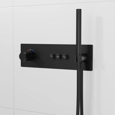 Steinberg Modello 390 - Sistema Doccia Termostatica Incasso - Nero Steinberg Modello 390 - Sistema Doccia Termostatica Incasso - Nero