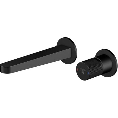 STEINBERG Serie 171 Mezclador de lavabo de pared - Latón, Negro mate, 190mm Proyección STEINBERG Serie 171 Mezclador de lavabo de pared - Latón, Negro mate, 190mm Proyección