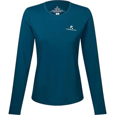 KOSSMANN - SUPERSOFT LANGARMSHIRT - Blau Tropico KOSSMANN - SUPERSOFT LANGARMSHIRT - Blau Tropico