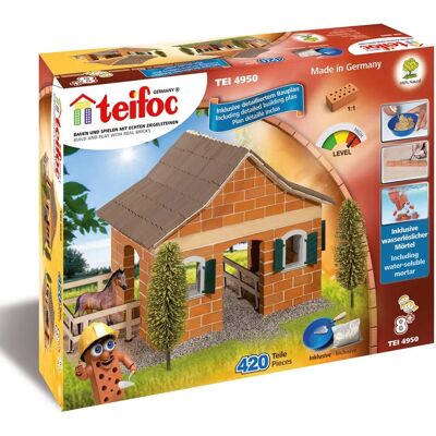 Teifoc TFC4950 Étable pour Chevaux - Jouet - Publicité Teifoc TFC4950 Étable pour Chevaux - Jouet - Publicité