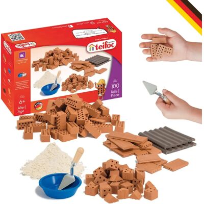 Teifoc Bau Zubehör-Set - Kreativ Box 100 Stück Teifoc Bau Zubehör-Set - Kreativ Box 100 Stück