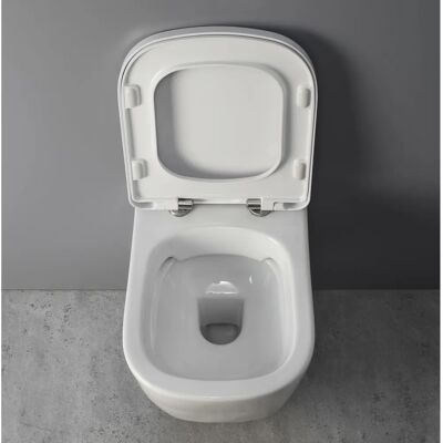 PREMIUM 100 Rechteckiger WC-Sitz - Toilettensitz PREMIUM 100 Rechteckiger WC-Sitz - Toilettensitz