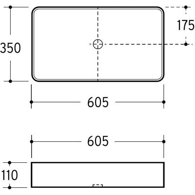 Kronenbach KB144630CU Cube Aufsatzwaschtisch - Waschbecken Kronenbach KB144630CU Cube Aufsatzwaschtisch - Waschbecken