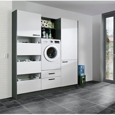 Express Küchen Arta Küchenschrank-Set - 180cm, links, grau Express Küchen Arta Küchenschrank-Set - 180cm, links, grau