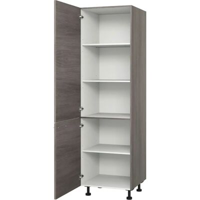 Kochstation SV60-195 Grau Küchenschrank - Vorratsschrank Kochstation SV60-195 Grau Küchenschrank - Vorratsschrank