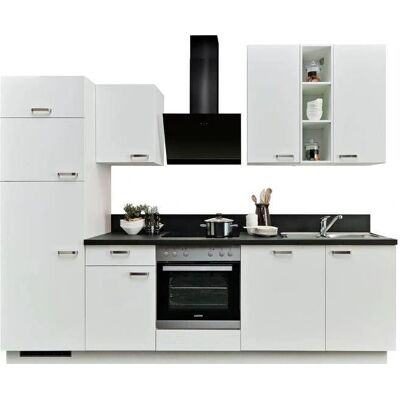 Küche KOCHSTATION KS-Bari - Weiß - Komplettküchen-Set mit Geräten Küche KOCHSTATION KS-Bari - Weiß - Komplettküchen-Set mit Geräten