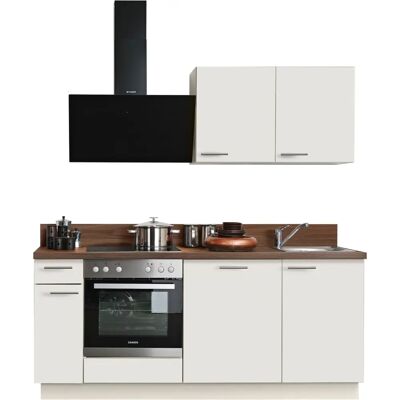 Kochstation KS-Scafa - Küche mit Magnolie-Finish - 200cm x 60cm Kochstation KS-Scafa - Küche mit Magnolie-Finish - 200cm x 60cm