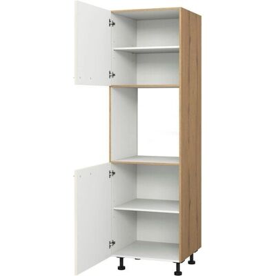 Kochstation KS-Trea SB-195-3 Weiß - Küchenschrank Kochstation KS-Trea SB-195-3 Weiß - Küchenschrank