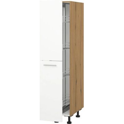 Kochstation KS-Scafa Schrank - Weiß - 4 Körbe - Küchenspeicher Kochstation KS-Scafa Schrank - Weiß - 4 Körbe - Küchenspeicher