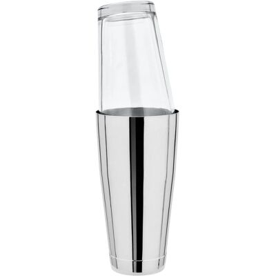 Ich-zapfe Boston Shaker - Kompletny zestaw z oryginalnym kieliszkiem do mieszania - Wyposażenie baru Ich-zapfe Boston Shaker - Kompletny zestaw z oryginalnym kieliszkiem do mieszania - Wyposażenie baru