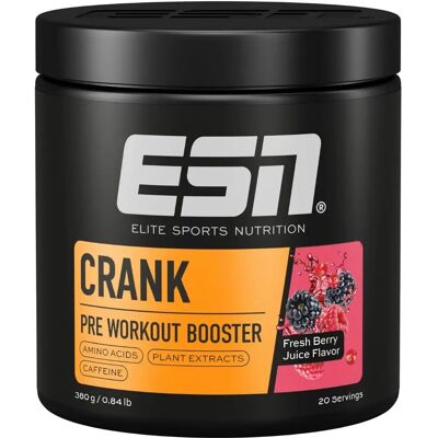 ESN Crank - Frischer Beeren Saft - 380 g - Pre Workout Booster ESN Crank - Frischer Beeren Saft - 380 g - Pre Workout Booster