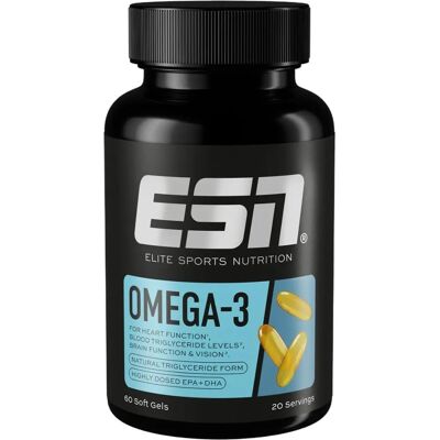 ESN Super Omega-3 - High Dose Fish Oil Capsules ESN Super Omega-3 - High Dose Fish Oil Capsules