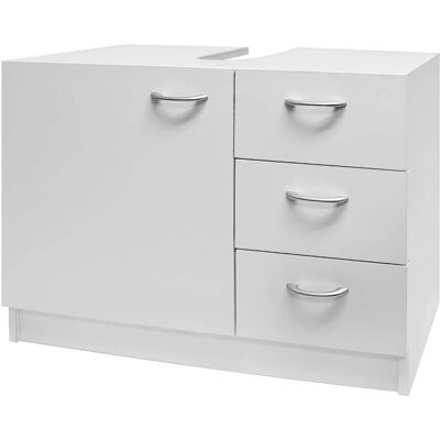 Casaria Deuba Mobile sottolavabo bianco - 63x54x30cm Casaria Deuba Mobile sottolavabo bianco - 63x54x30cm