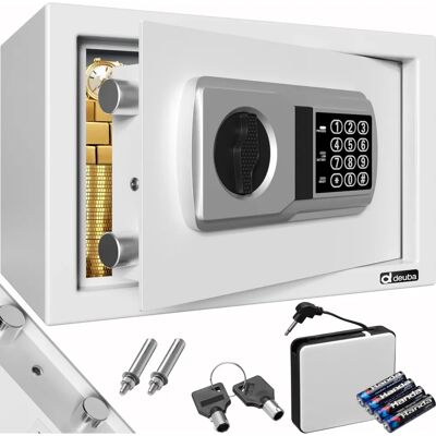 Deuba Electronic Safe 31x20x20cm with LED & 4 Batteries - Safe Type Deuba Electronic Safe 31x20x20cm with LED & 4 Batteries - Safe Type