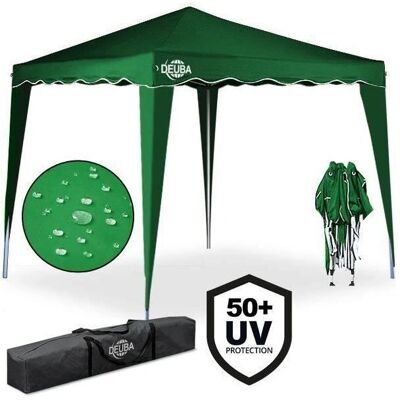 Casaria Padiglione da Giardino Verde 3x3m con 4 pareti Casaria Padiglione da Giardino Verde 3x3m con 4 pareti