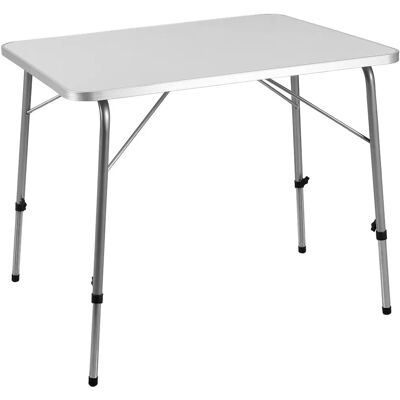 Mesa de camping ajustable Deuba - Blanco - Mesa de camping Mesa de camping ajustable Deuba - Blanco - Mesa de camping