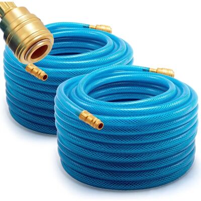 Deuba 20m 15bar 1/4 Druckluftschlauch - Flexibel, Langlebig, Standardanschluss Deuba 20m 15bar 1/4 Druckluftschlauch - Flexibel, Langlebig, Standardanschluss