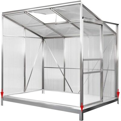Deuba Steel Foundation 190x122x11cm - Greenhouse Base Deuba Steel Foundation 190x122x11cm - Greenhouse Base