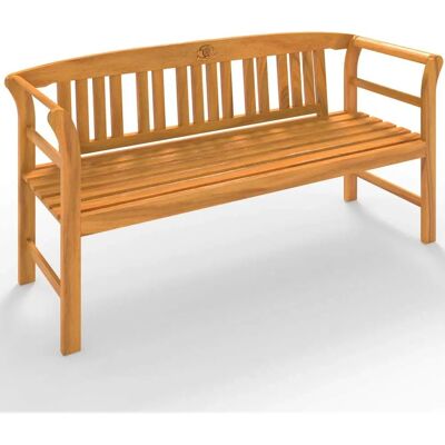 Deuba Casaria Garden Bench Rose - Eucalyptus Wooden Outdoor 3-Seater - Garden Furniture Deuba Casaria Garden Bench Rose - Eucalyptus Wooden Outdoor 3-Seater - Garden Furniture