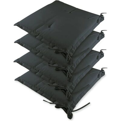Detex Deuba Set di 4 Cuscini per Sedie - Impermeabili e Confortevoli Detex Deuba Set di 4 Cuscini per Sedie - Impermeabili e Confortevoli