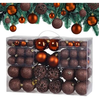 Deuba - Weihnachtskugeln Set - Verschiedene Farben - Innen/Außen Deuba - Weihnachtskugeln Set - Verschiedene Farben - Innen/Außen