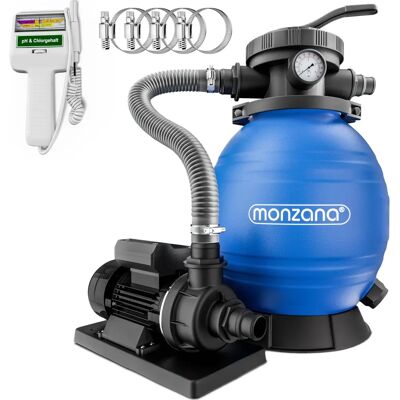 Monzana Deuba Poolsandfilter - Hoher Durchfluss 10200 L/h Monzana Deuba Poolsandfilter - Hoher Durchfluss 10200 L/h