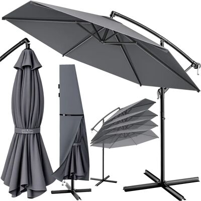 Sombrilla Kingsleeve 300-330cm UV30+ Resistente al agua de aluminio para jardín Sombrilla Kingsleeve 300-330cm UV30+ Resistente al agua de aluminio para jardín