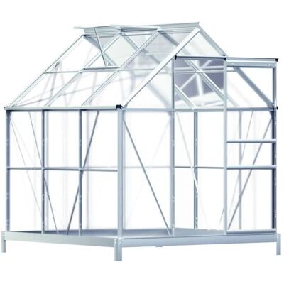 Gardebruk Aluminum Greenhouse - 190x190cm Base - 3.6m² - Garden Shed Gardebruk Aluminum Greenhouse - 190x190cm Base - 3.6m² - Garden Shed