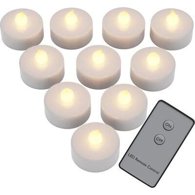 Monzana LED Candles Set - Remote Flameless Warm White Decor Monzana LED Candles Set - Remote Flameless Warm White Decor